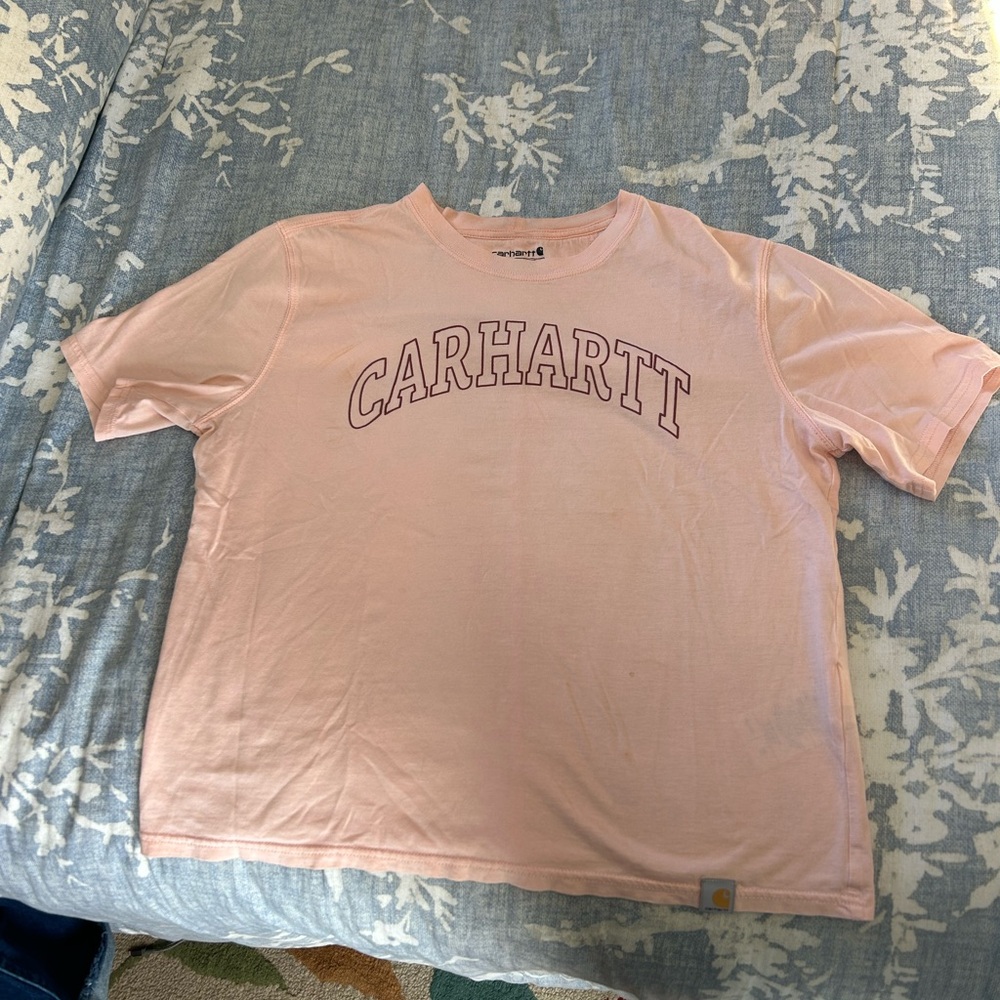 Carhartt Kids Light Pink Short Sleeve Tee